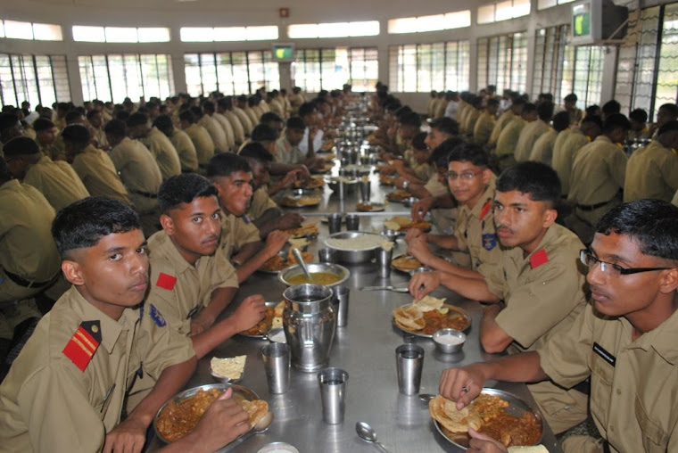 Cadets in the Mess -Vijayanagar Table