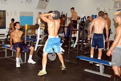 Shirtless Freedom: Hit the Gym