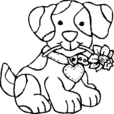 dog coloring pictures to print - dog coloring pages 131 ...