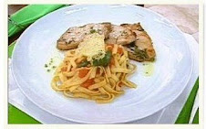 Lombinho a Provencal Com Tagliatelle ao Azeite e Basílico