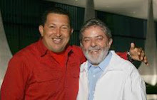 Os presidentes Hugo Chávez e Luis Inácio Lula da Silva