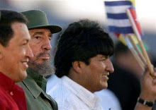 Hugo Chávez, Fidel Castro e Evo Morales