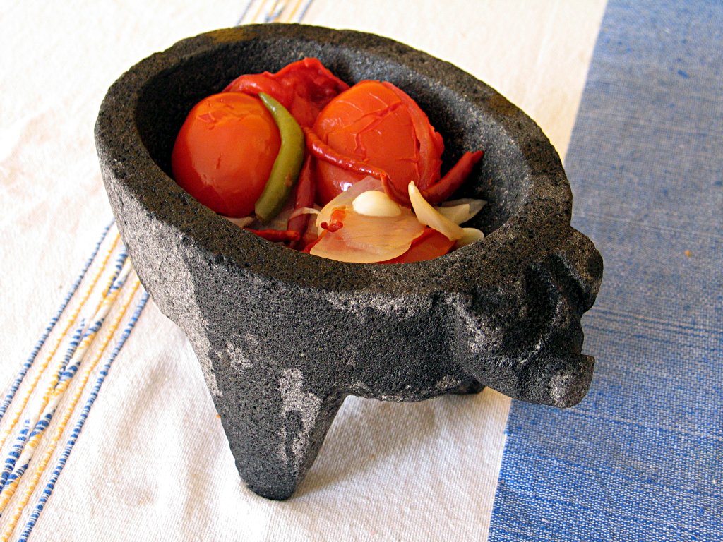 Mexicanos por el mundo Salsa de molcajete paso a paso