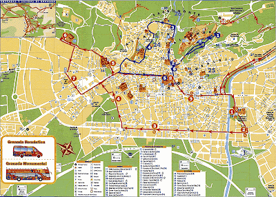 TRAVEL INTO WORLD: Granada Map
