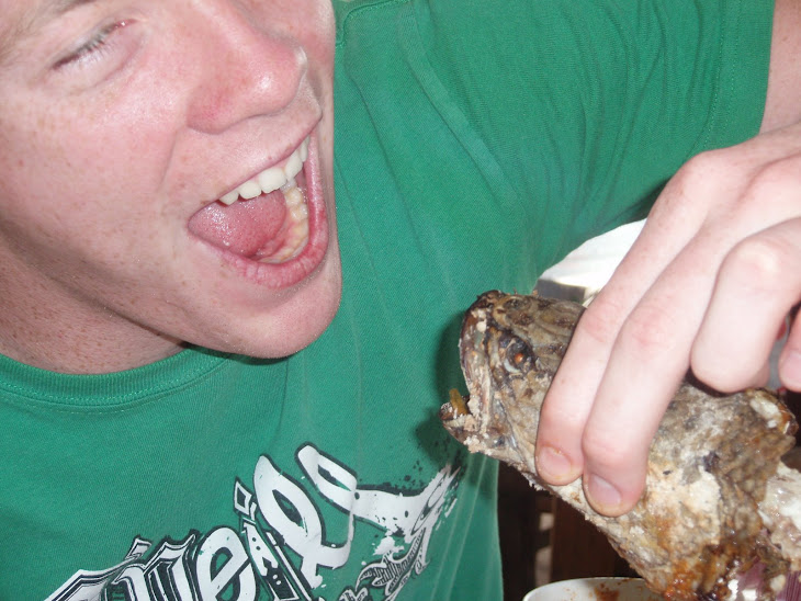 Man Eating Fish