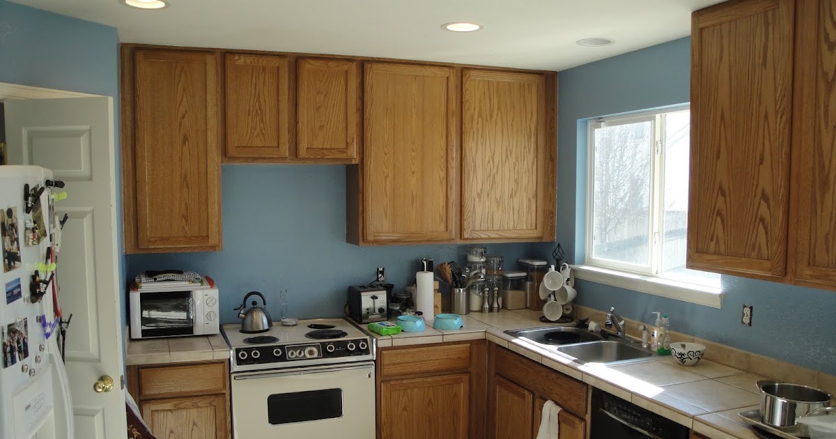 Mr. Homeowner, Tear Down This Wall! Kitchen = Blue