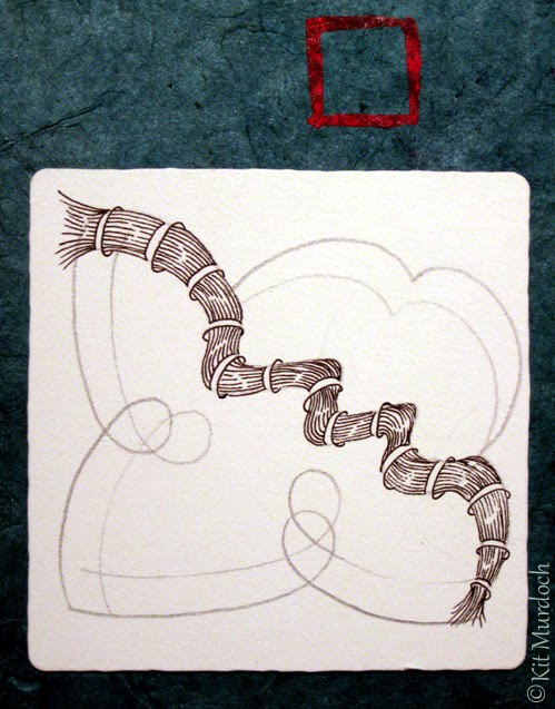 Kit @ Dreamscribe Designs: Two-pencil-string technique