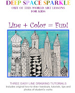 "LINE + COLOR = FUN" ART LESSON PLAN.  22-PAGE PDF BOOKLET. $5