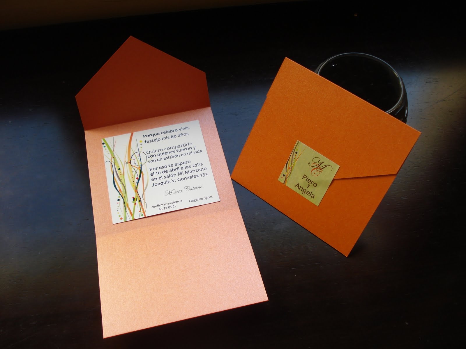 : Tarjeta cumple 60 años