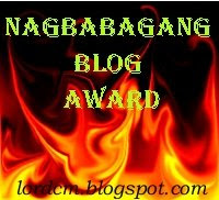 NAGBABAGANG AWARD FROM LORDCM