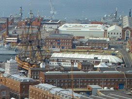 the Victory and the Mary Rose Ship Hall
