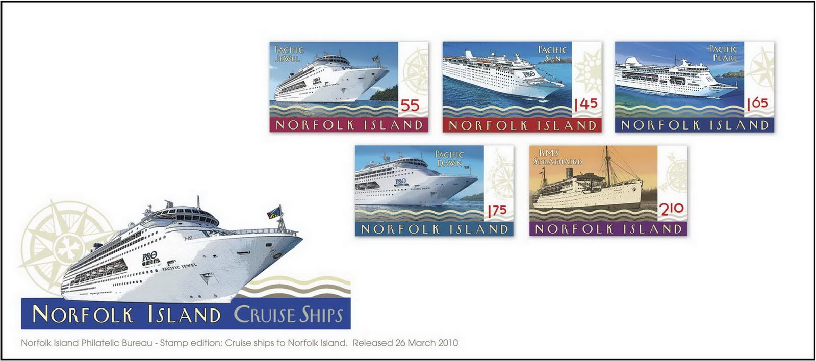 P&O Cruises Stamps Its Way into the History Books on Norfolk Island