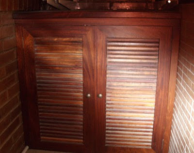 Armario madera de iroco