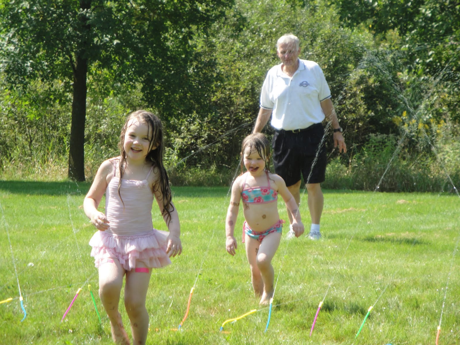 Lutsey Family Sprinkler Fun