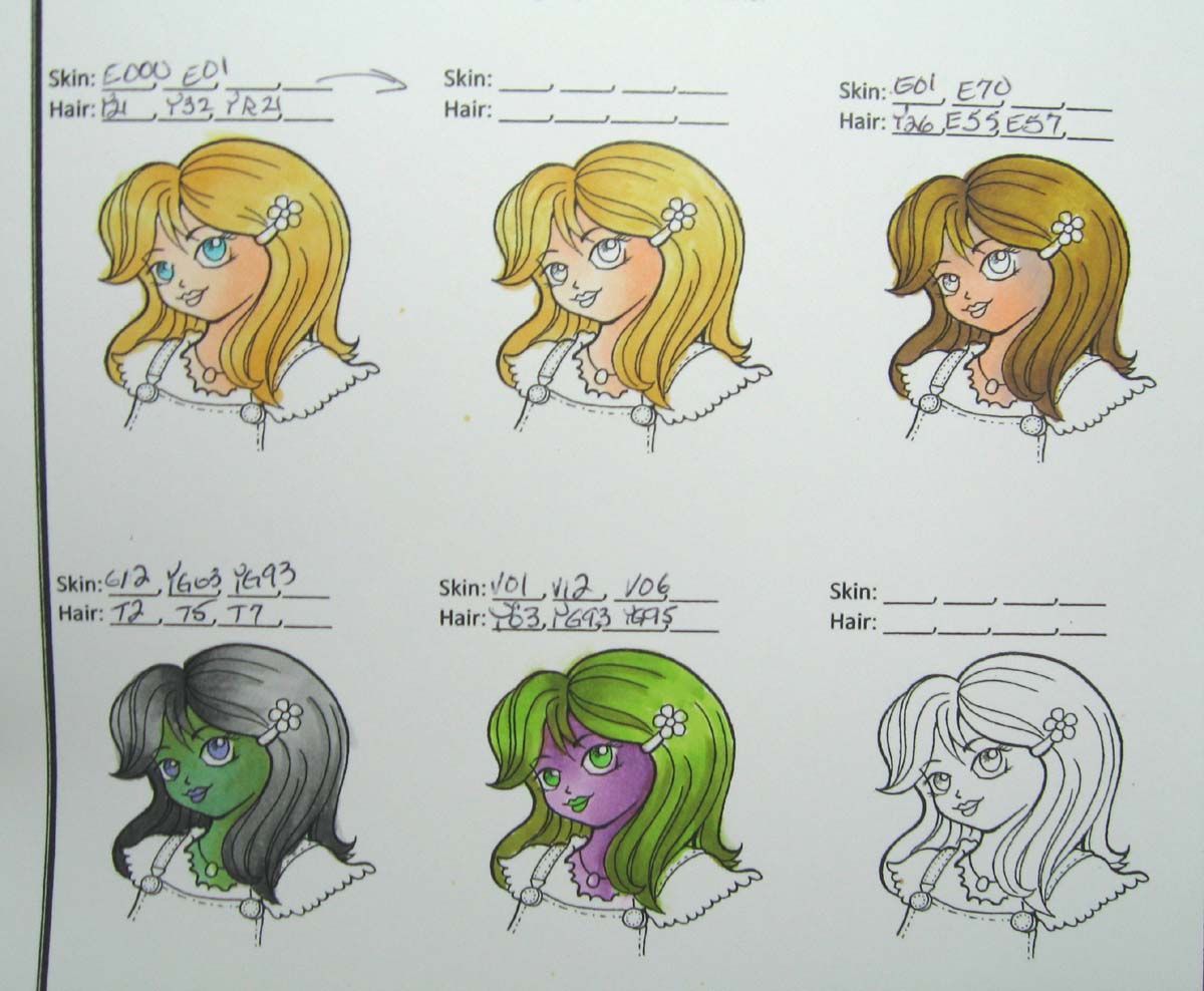 Stampin Carol: Playing With Copic Markers And More... Stampin Carol: Playing With Copic Markers And More...