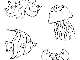 under the sea coloring pages preschool - photo #34