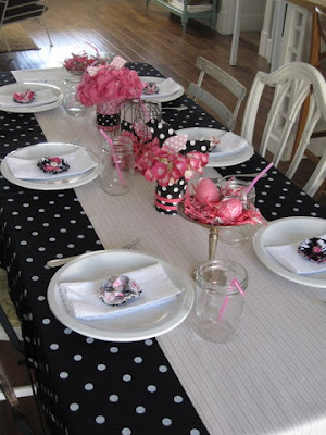 Little Inspirations: Black, White, and Pink Party