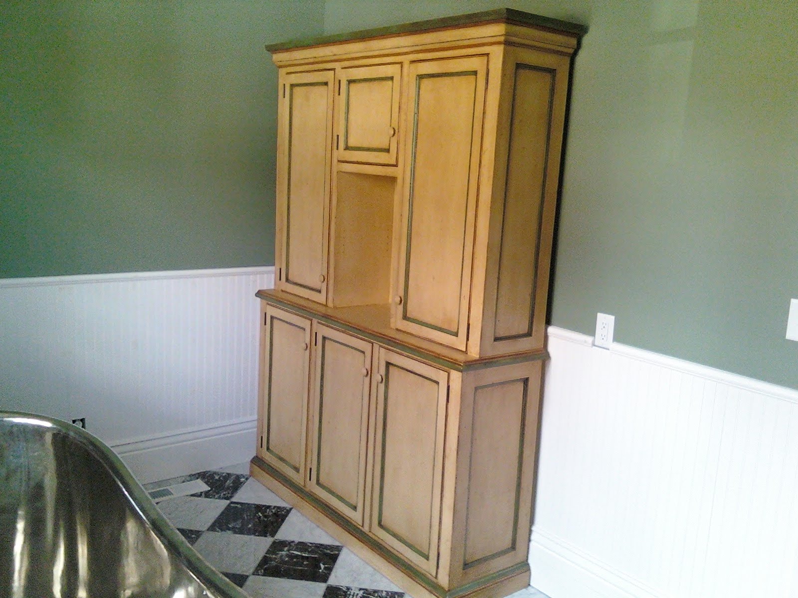 Furnitureworks With Dan Spring City house bathroom hutch and cupboard