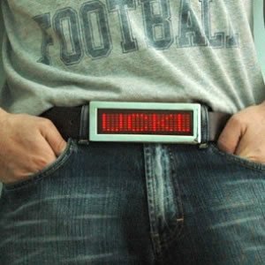 led belt buckle