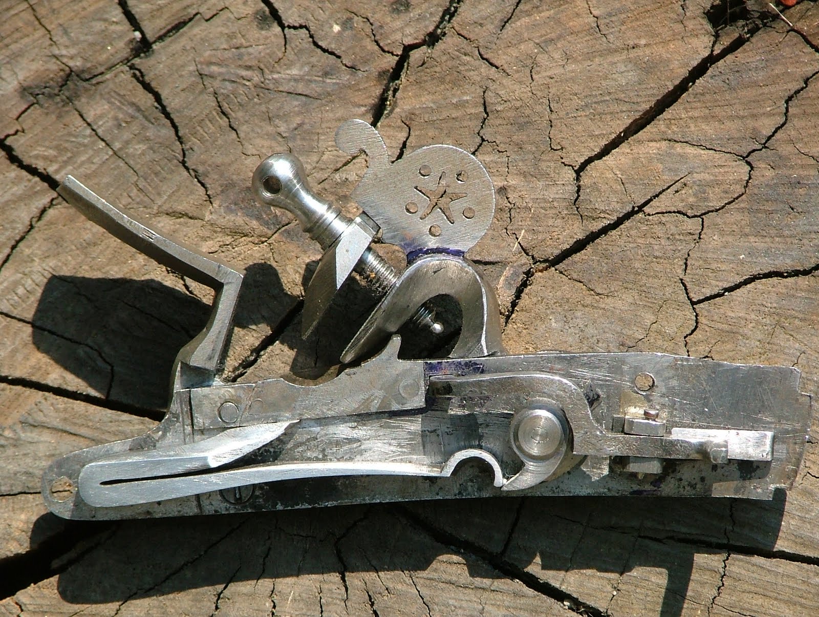 Rural Blacksmith Scottish Pistol Part IV Lock Mechanism.