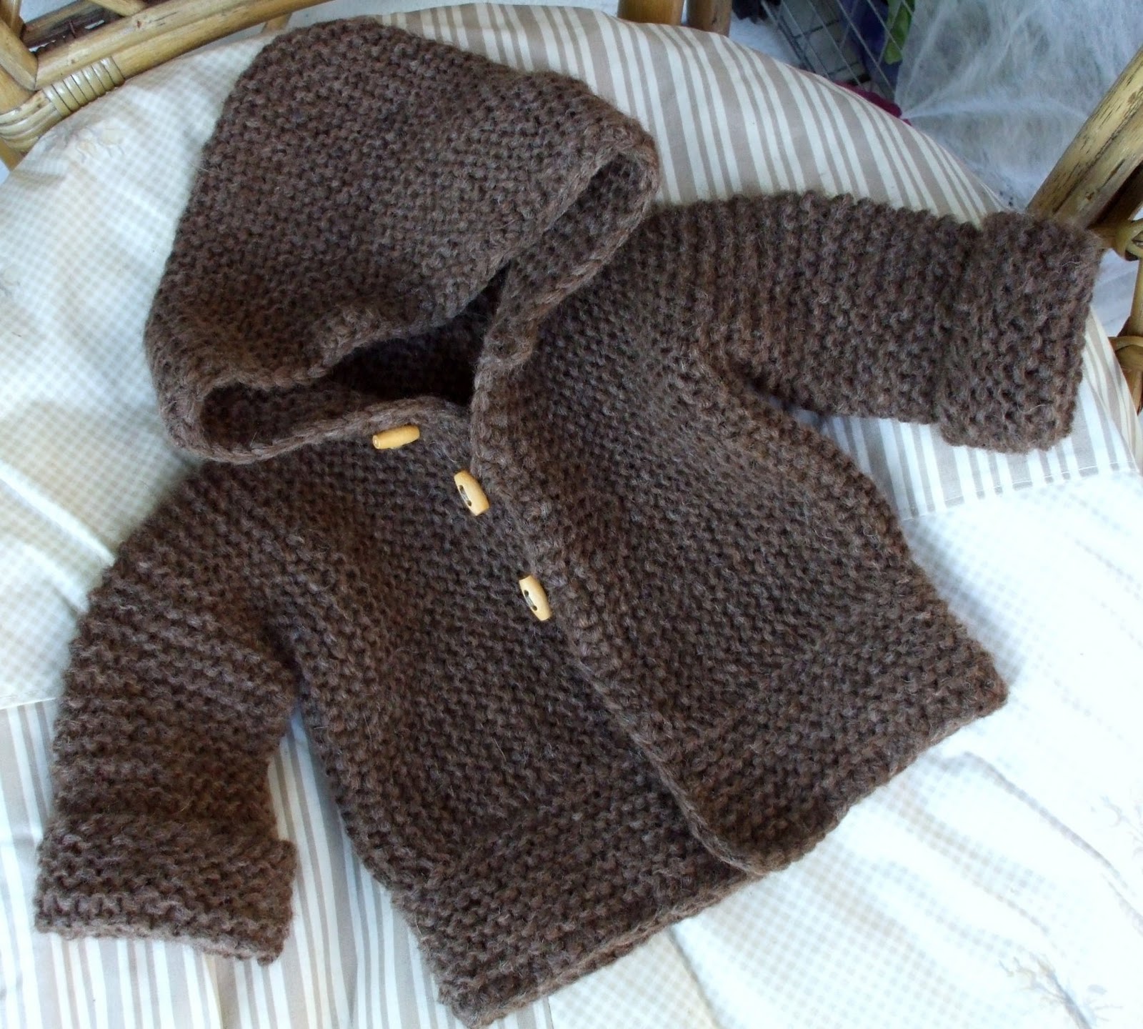 Heklede Baby Jakke