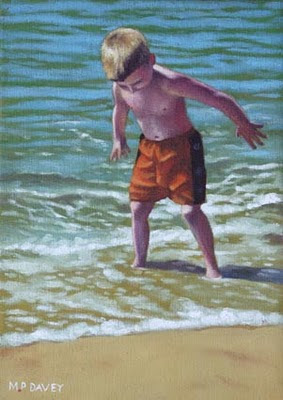 OIL_painting_boy_bournemouth_beach