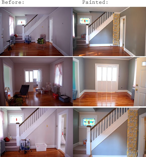 In the Little Yellow House Living Room, Painted