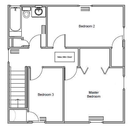 In the Little Yellow House: Floor Plans