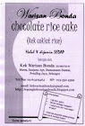 Tepung Kek Coklat Rice