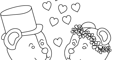 Beautiful Bridal: Wedding Coloring Pages