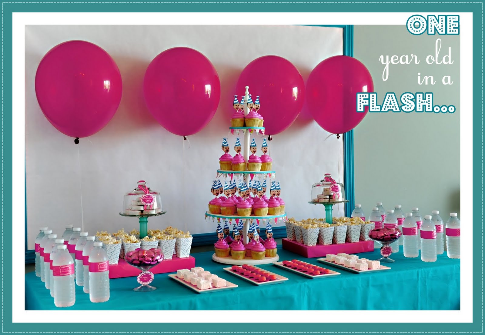sweet bambinos: Real Party - One Year Old in a Flash...