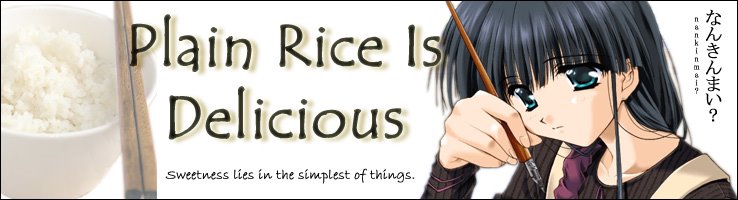 Plain Rice is Delicious - A Chun Blog