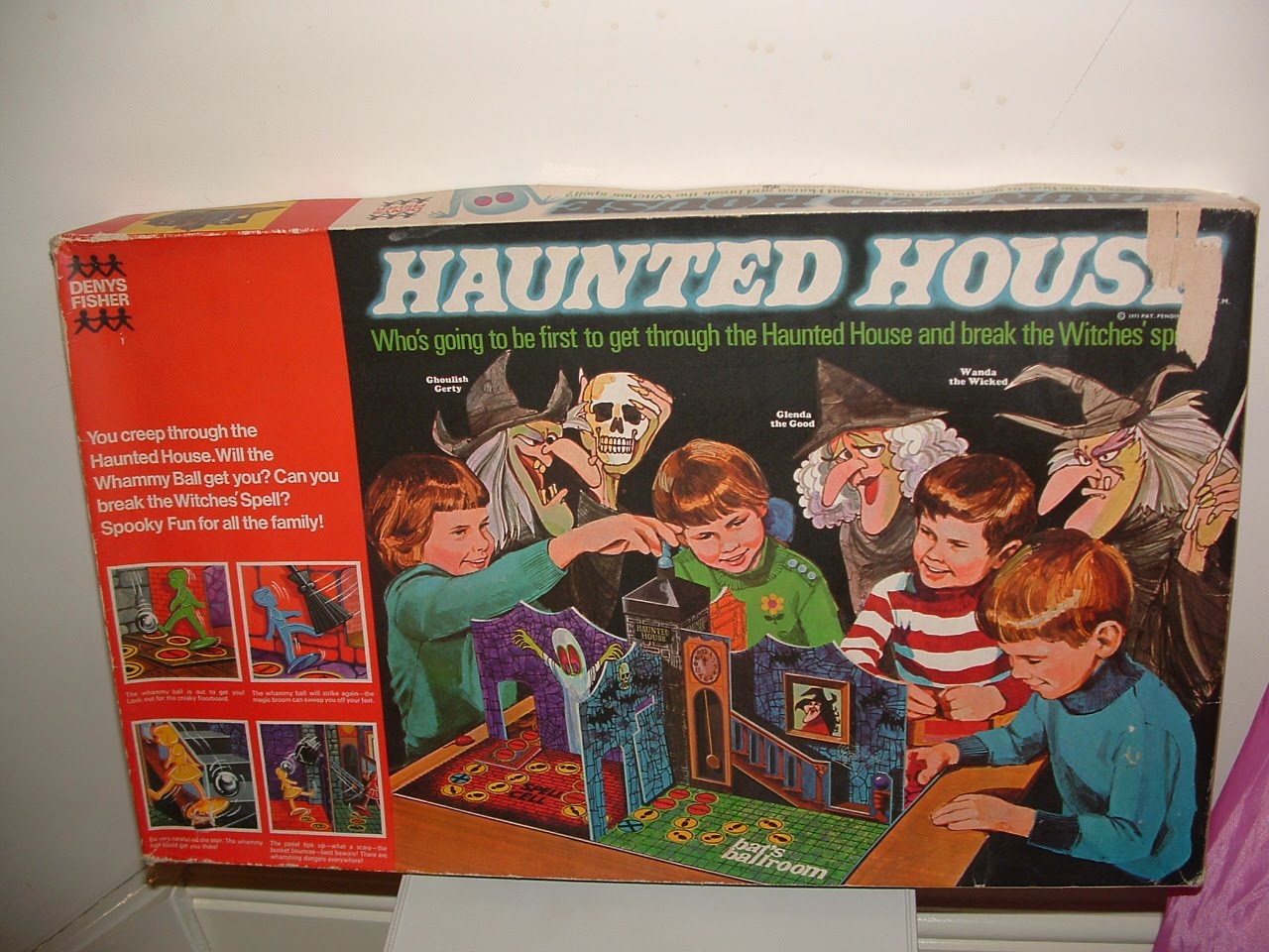 SPARES PARTS CHOOSE IT Vintage 1970s Haunted House Board Game Denys Fisher 