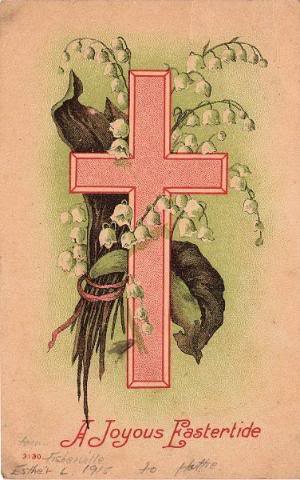 Dragonfly Treasure: Vintage Easter Postcards and Images