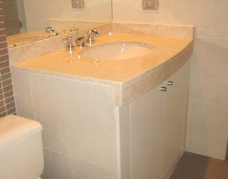 DISEÑO Y DECORACION: BAÑOS CON TABLEROS DIVERSOS / Cuarzo, Granito , Mármol