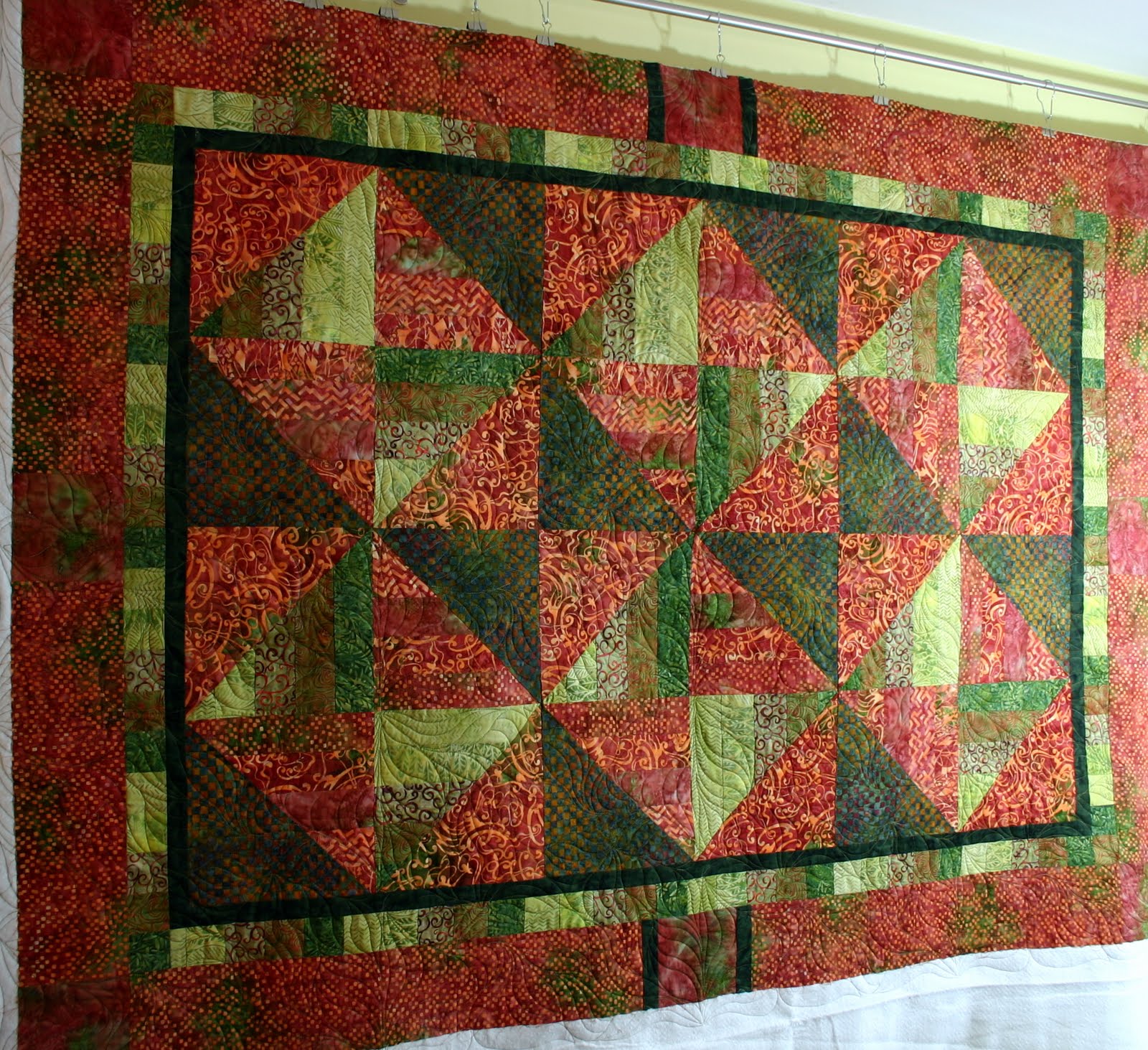 Three Bears Quilting Barbara's Quilt is Finished!