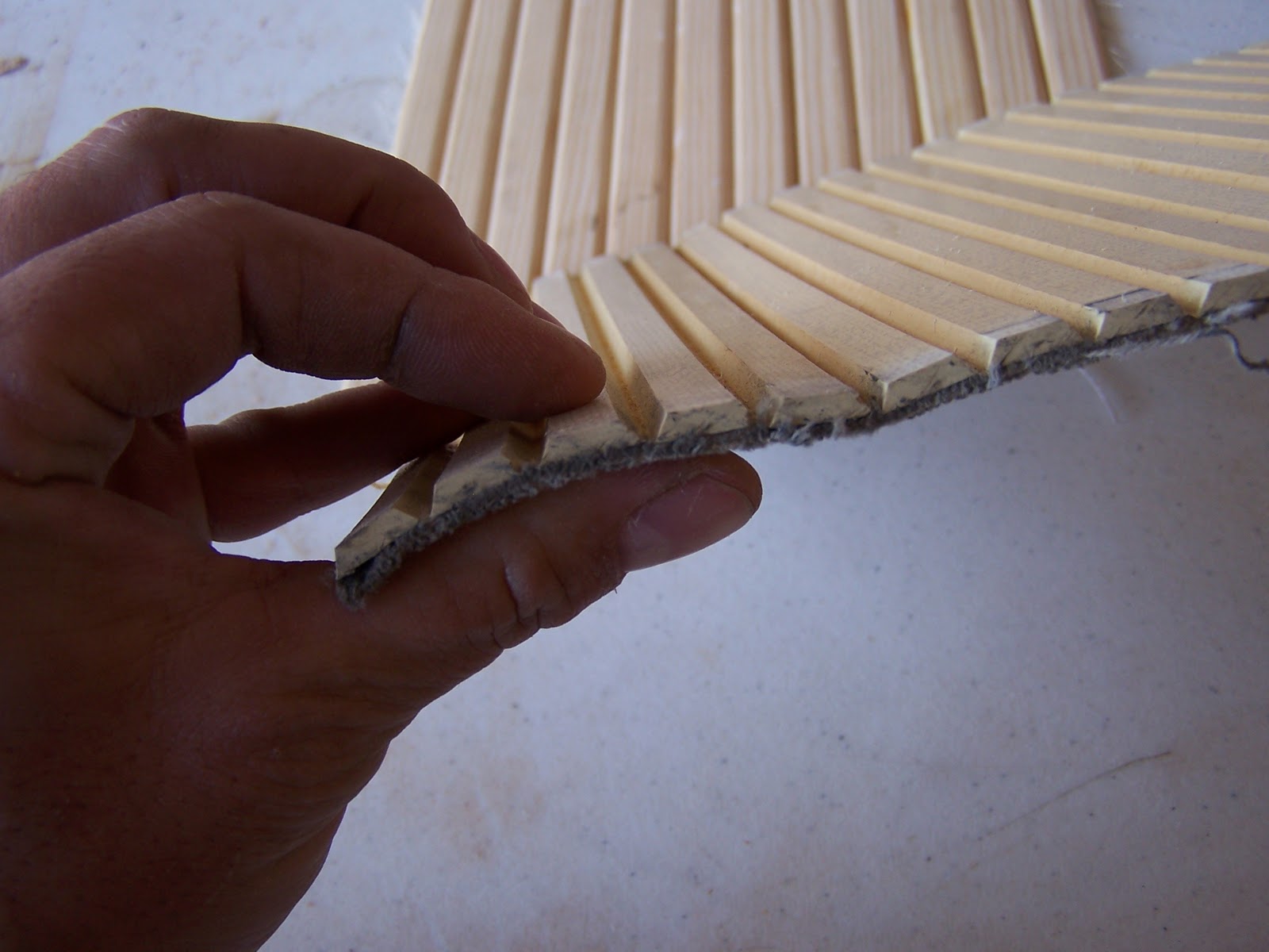 Airstream Renovation Building tambour doors