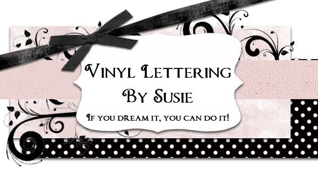 Vinyl Lettering by Susie