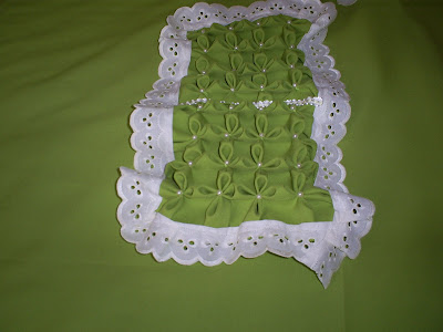 CONFECCIONES Y CREACIONES: "ELITA": Juego de Baños, Verde