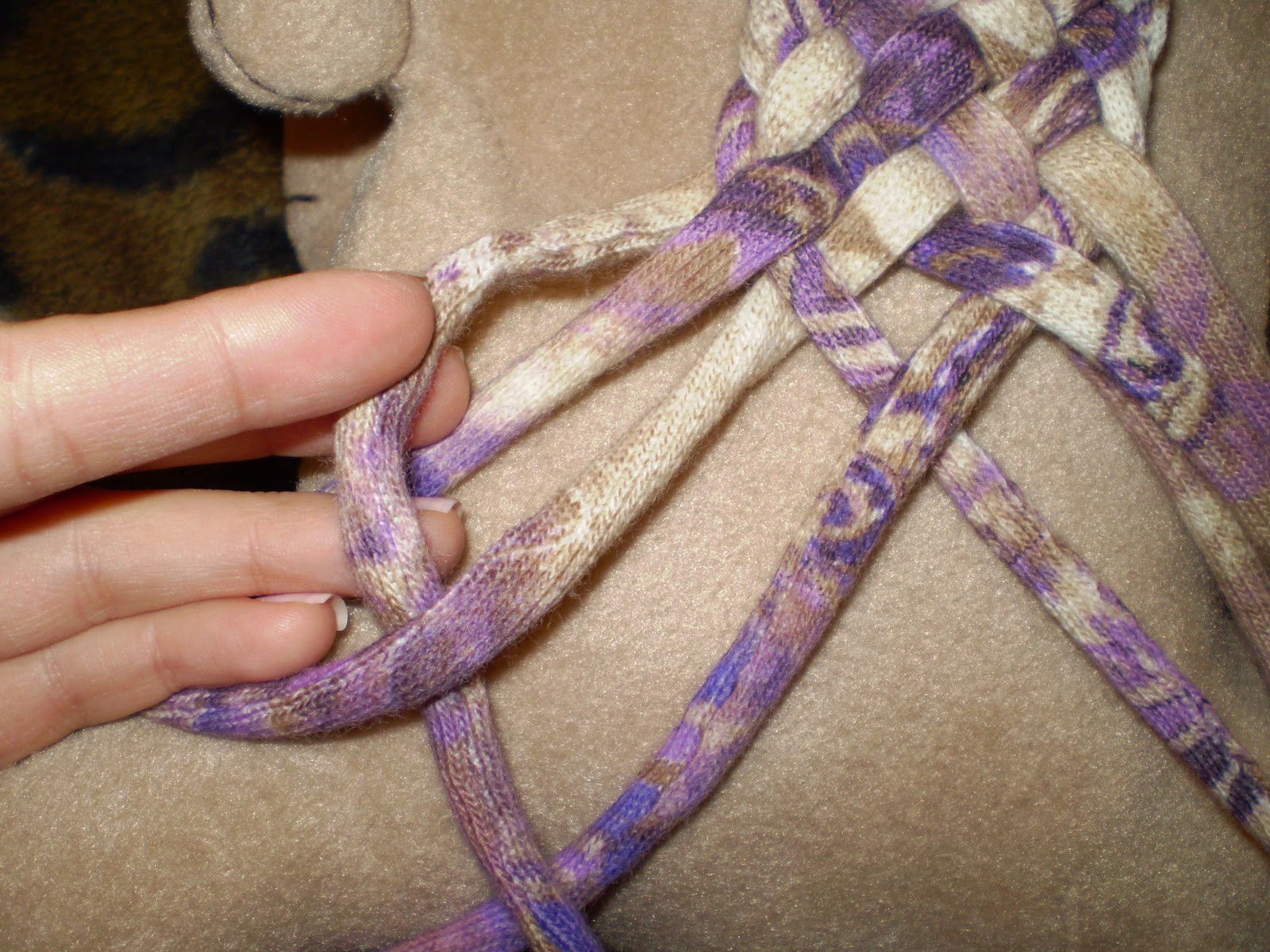 LGVDESIGN Tutorial How to weave belt from the cords