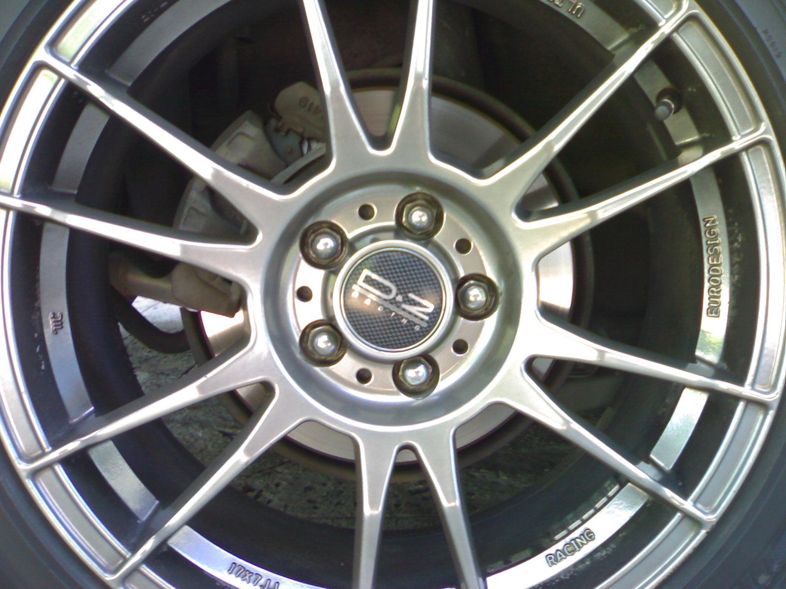 Au Racing Rim ADi: OZ RACING EURO DESIGN RIM 5BOLT