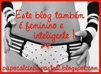 Selinho "Blog feminino e inteligente"