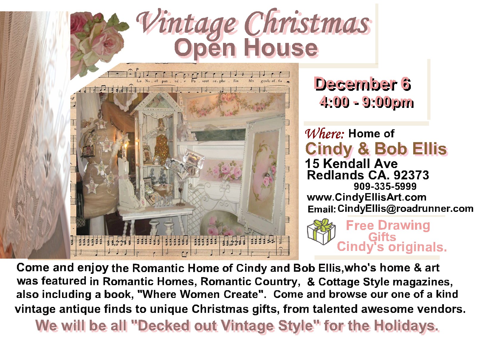 Cindy Ellis Art Christmas Boutique Show