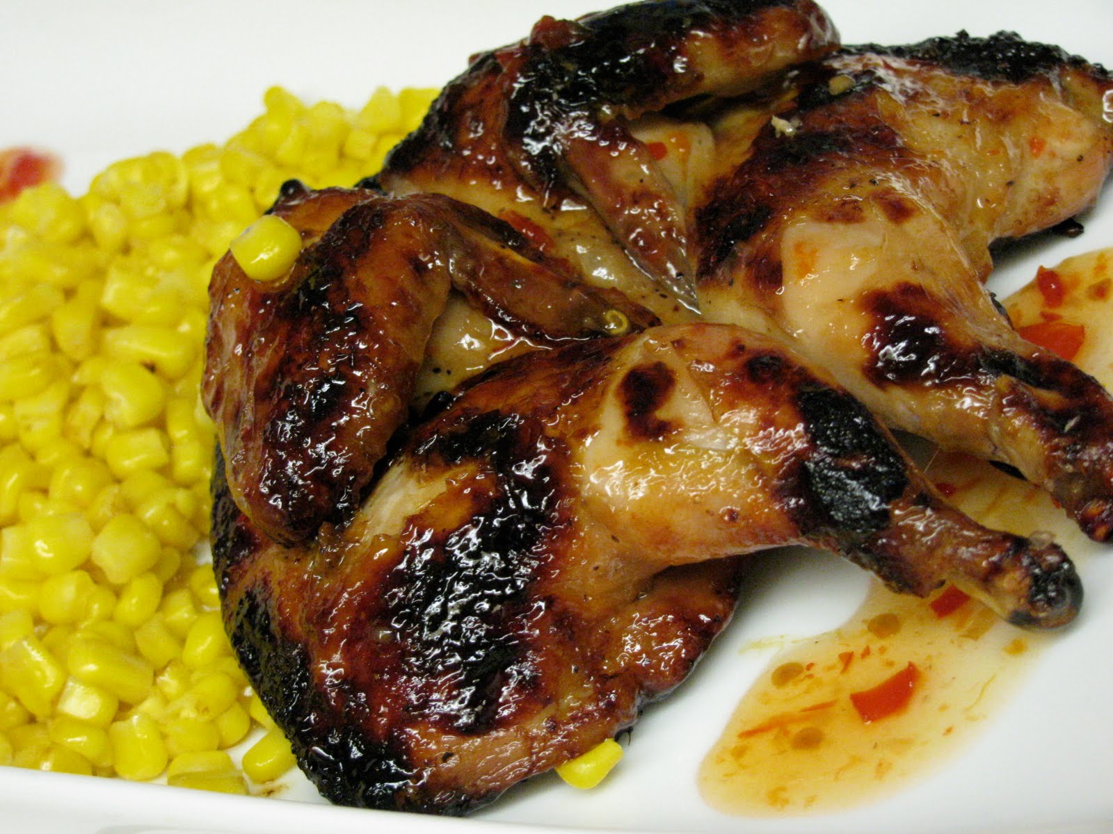 PASSION ON THE STOVE TOP Lemon Cornish Hen with Sweet and Spicy Chili