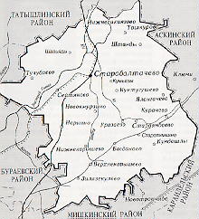 Карта балтачевского района с деревнями