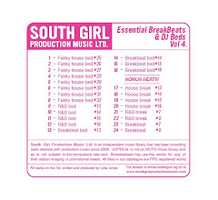 Essential Breakbeats and DJ beds Vol.4 - South Girl Production Music Ltd (2008)