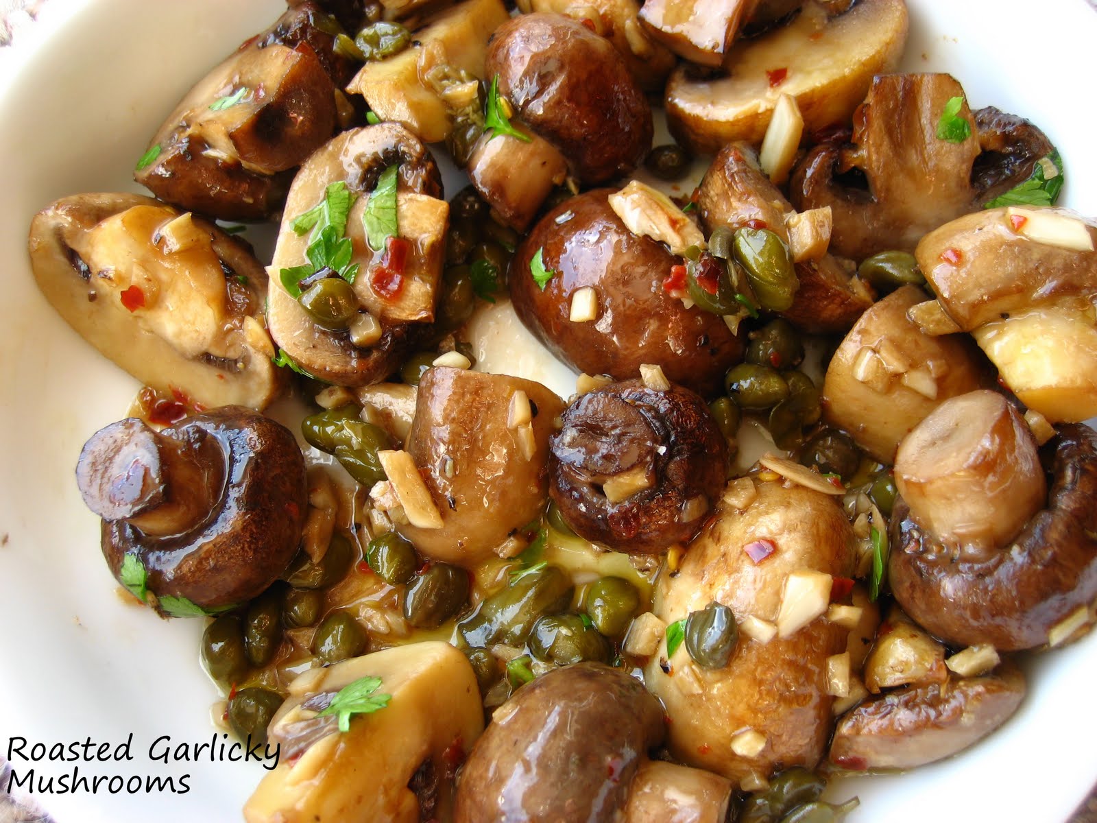 Home Cooking In Montana: Garlic and Butter Roasted Mushrooms with ...