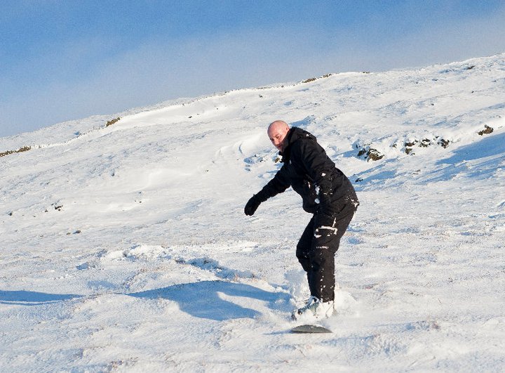 The Great Escape MTB Snowboarding and Skiing Today in the Mourne