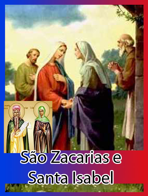 Domini Artes Dia 05 de Novembro dia de São Zacarias e Santa Isabel Domini Artes Dia 05 de Novembro dia de São Zacarias e Santa Isabel