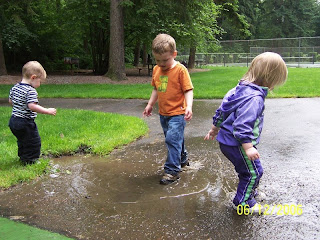 Preschool Is Fun Planning Activities: Puddle Jumping